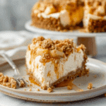 Caramel Apple Crumble Cheesecake