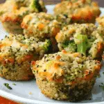 Cheesy Broccoli Quinoa Bites