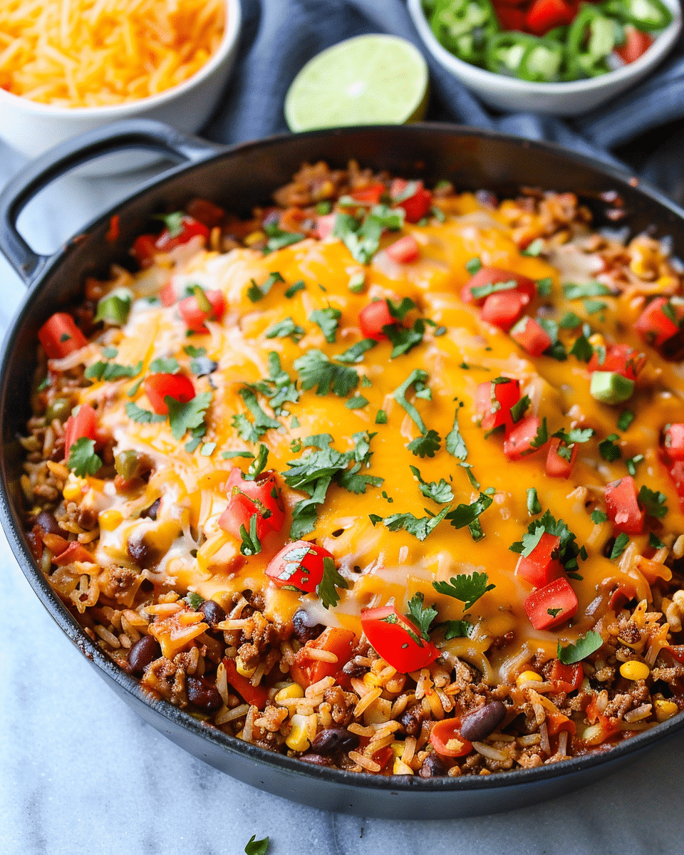 Cheesy Taco Rice