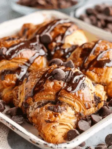 Chocolate Croissant Breakfast Bake