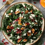 Christmas Kale and Pomegranate Salad