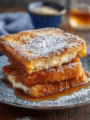 Churro Stuffed French Toast with Cinnamon Sugar