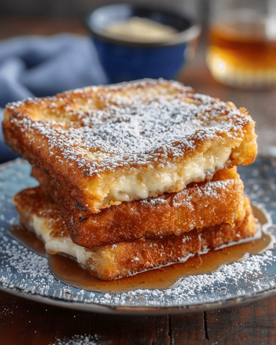Churro Stuffed French Toast with Cinnamon Sugar