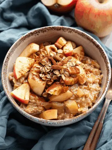 Cinnamon Apple Oatmeal Bowl