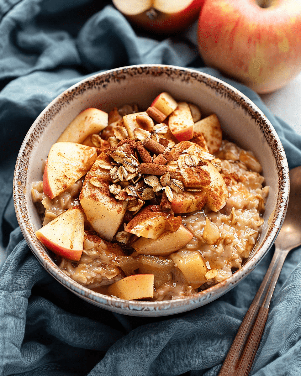 Cinnamon Apple Oatmeal Bowl