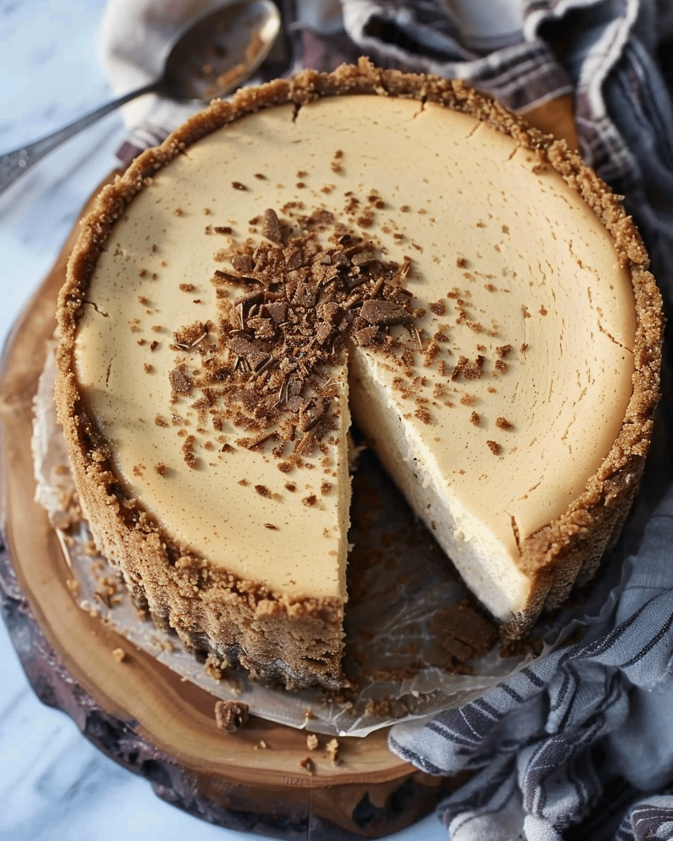 Classic Vanilla Bean Brown Butter Cheesecake