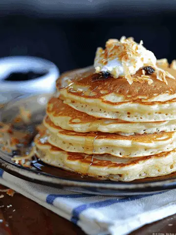 Coconut Cream Pancakes