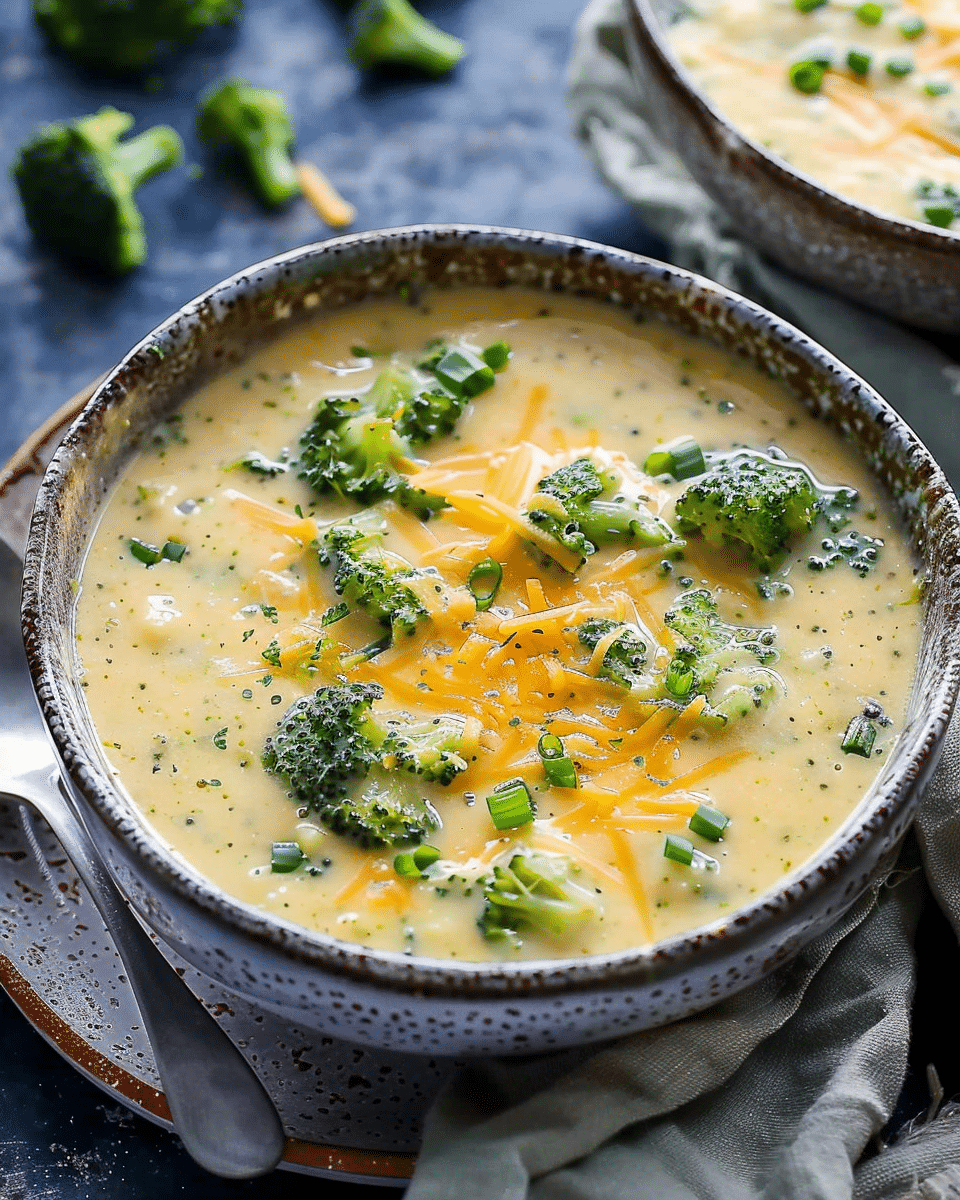 Creamy Broccoli Cheddar Soup