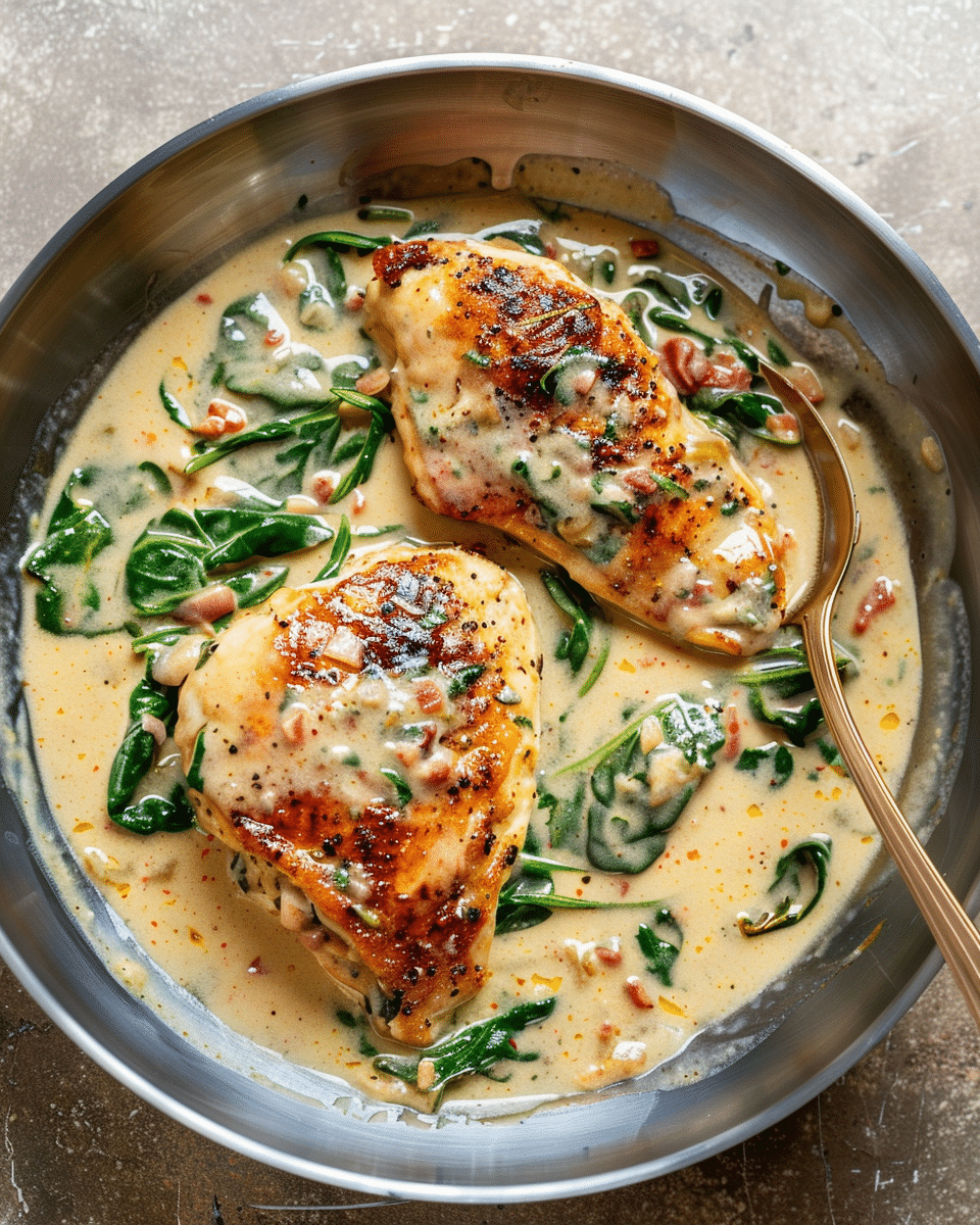 Creamy Chicken Florentine