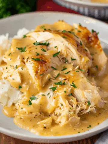 Creamy Crockpot Chicken and Gravy