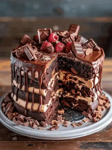 Epic Chocolate Overload Explosion Cake