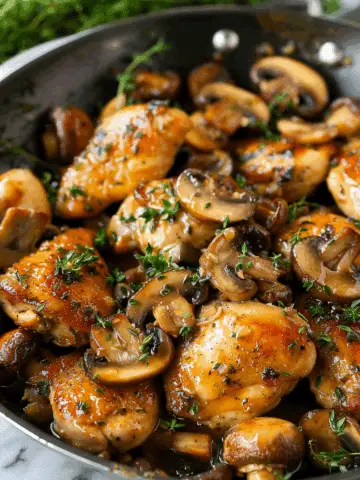 Garlic Butter Mushroom Chicken