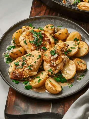 Garlic Parmesan Chicken and Potatoes