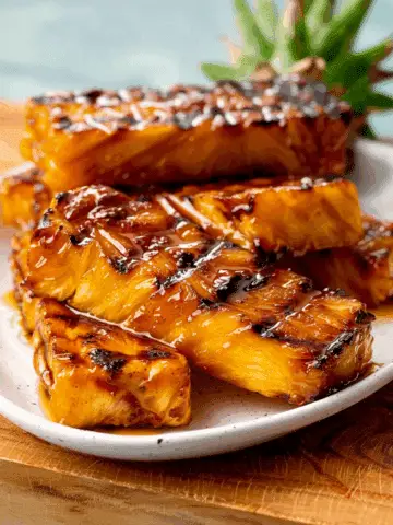 Grilled Pineapple with Brown Sugar Glaze
