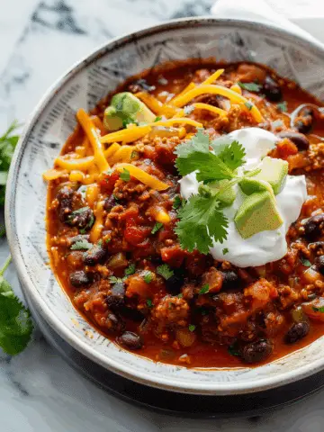 Hearty Vegetarian Chili