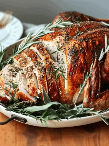 Herb Butter Roasted Thanksgiving Turkey