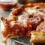 Homemade Chicago-Style Deep Dish Pizza