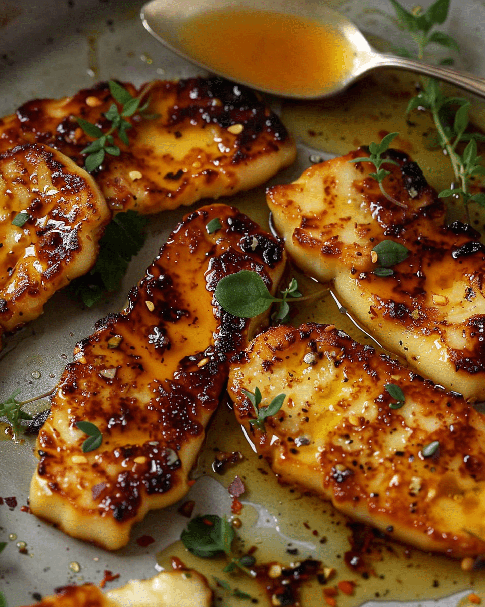 Hot Honey Halloumi