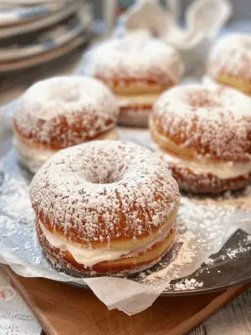 Korean Milk Cream Donuts