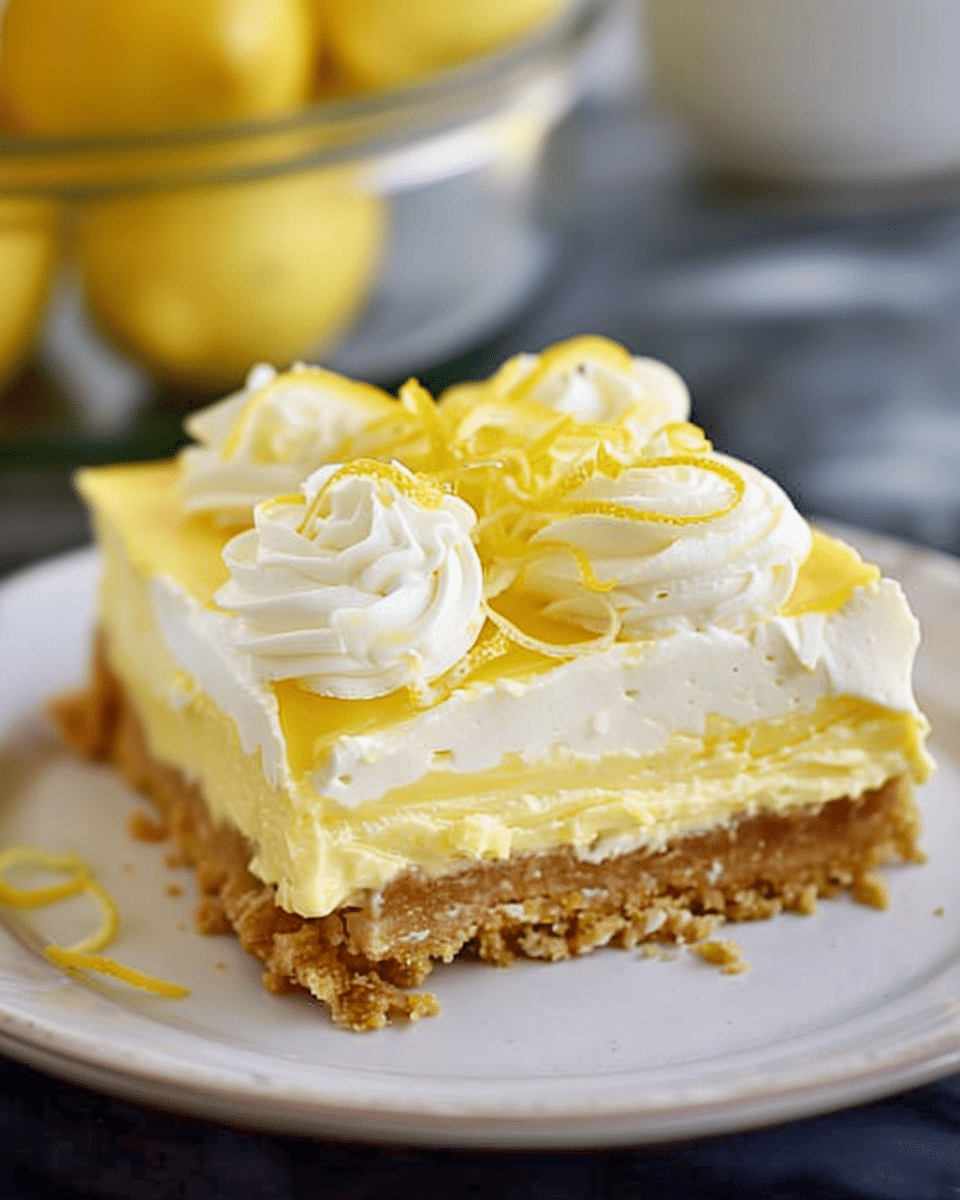 Lemon Cheesecake Delight
