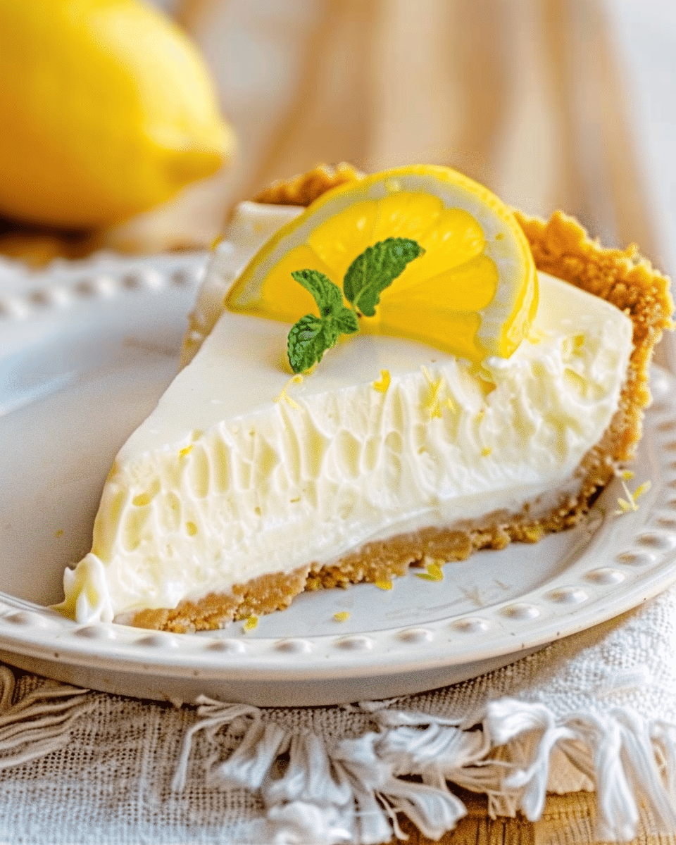 Lemon Icebox Cheesecake