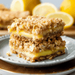 Lemon Oatmeal Crumble Bars