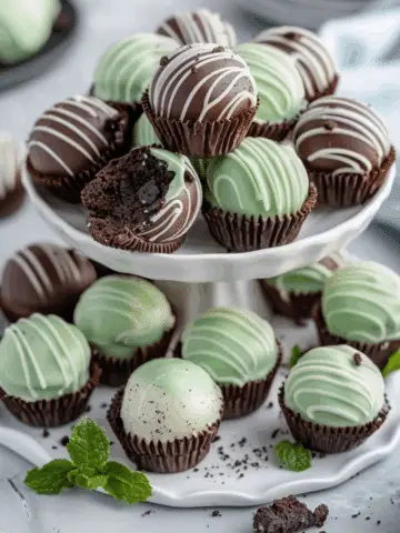 Mint Oreo Truffles