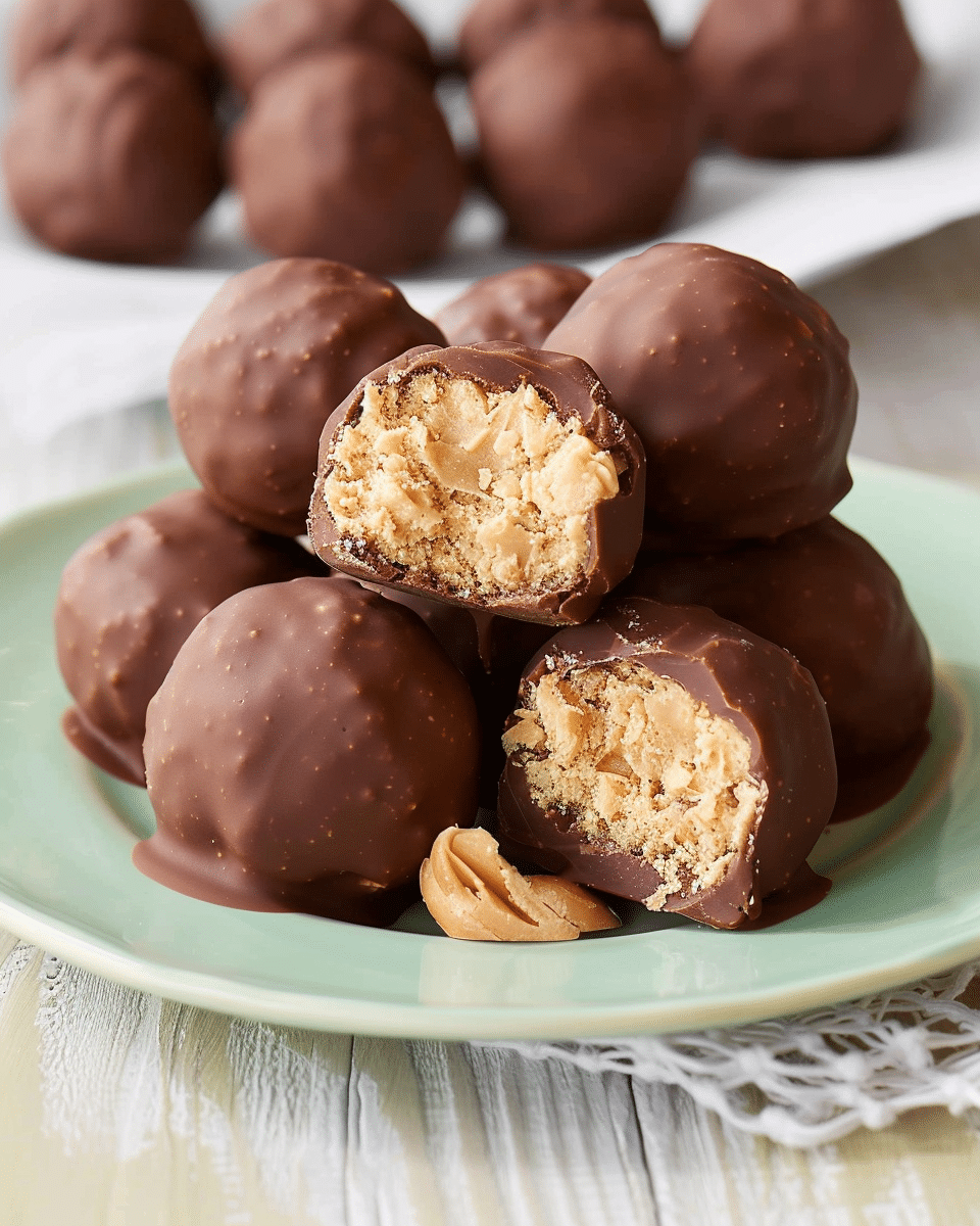 No-Bake Peanut Butter Balls