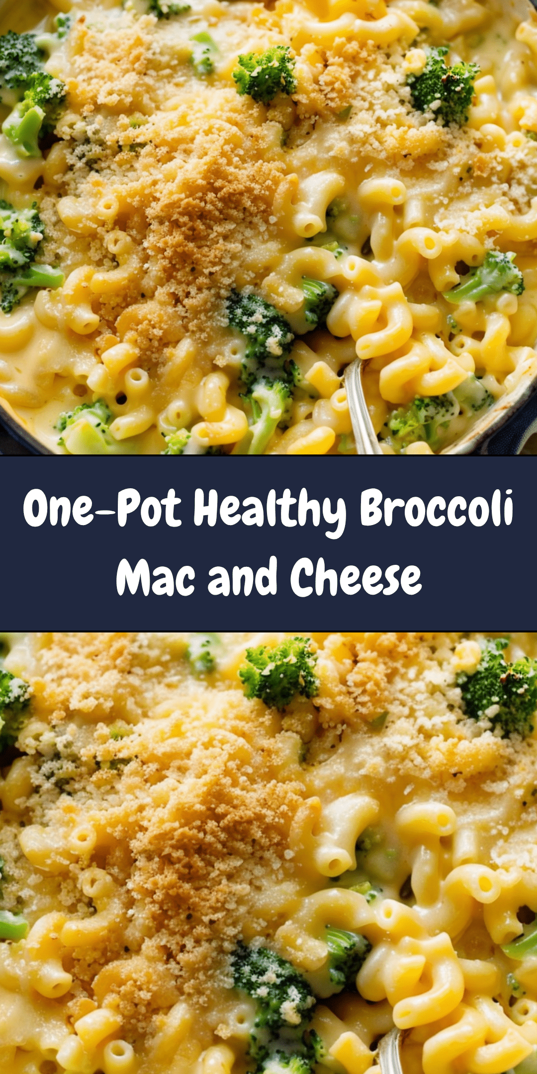 One-Pot Healthy Broccoli Mac and Cheese | Cheryl's Cooking