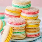 Pastel Sugar Cookie Sandwiches