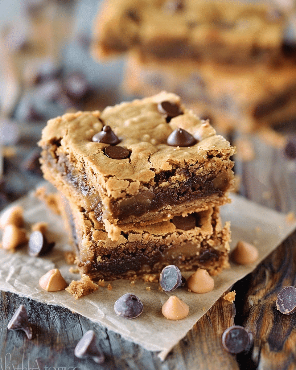 Peanut Butter Chocolate Chip Brownies