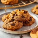 Pumpkin Spice Chocolate Chip Cookies