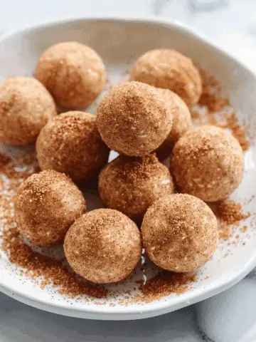 Snickerdoodle Protein Balls