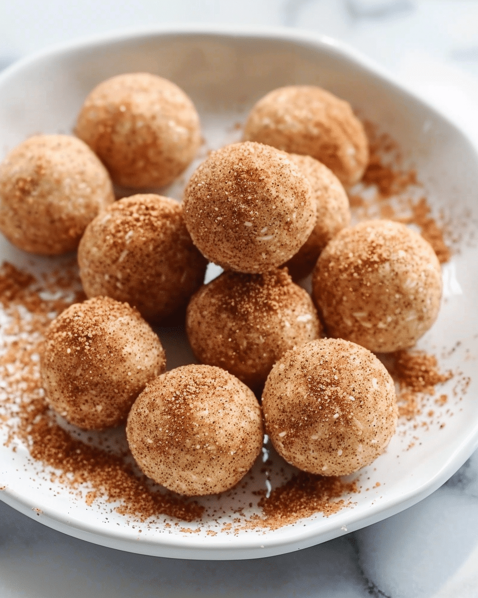 Snickerdoodle Protein Balls