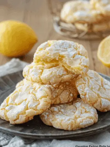 Soft & Chewy Lemon Cookies