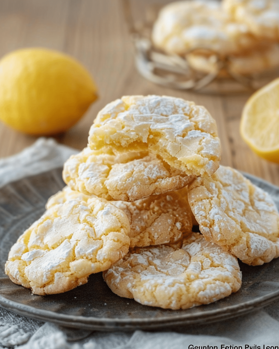Soft & Chewy Lemon Cookies