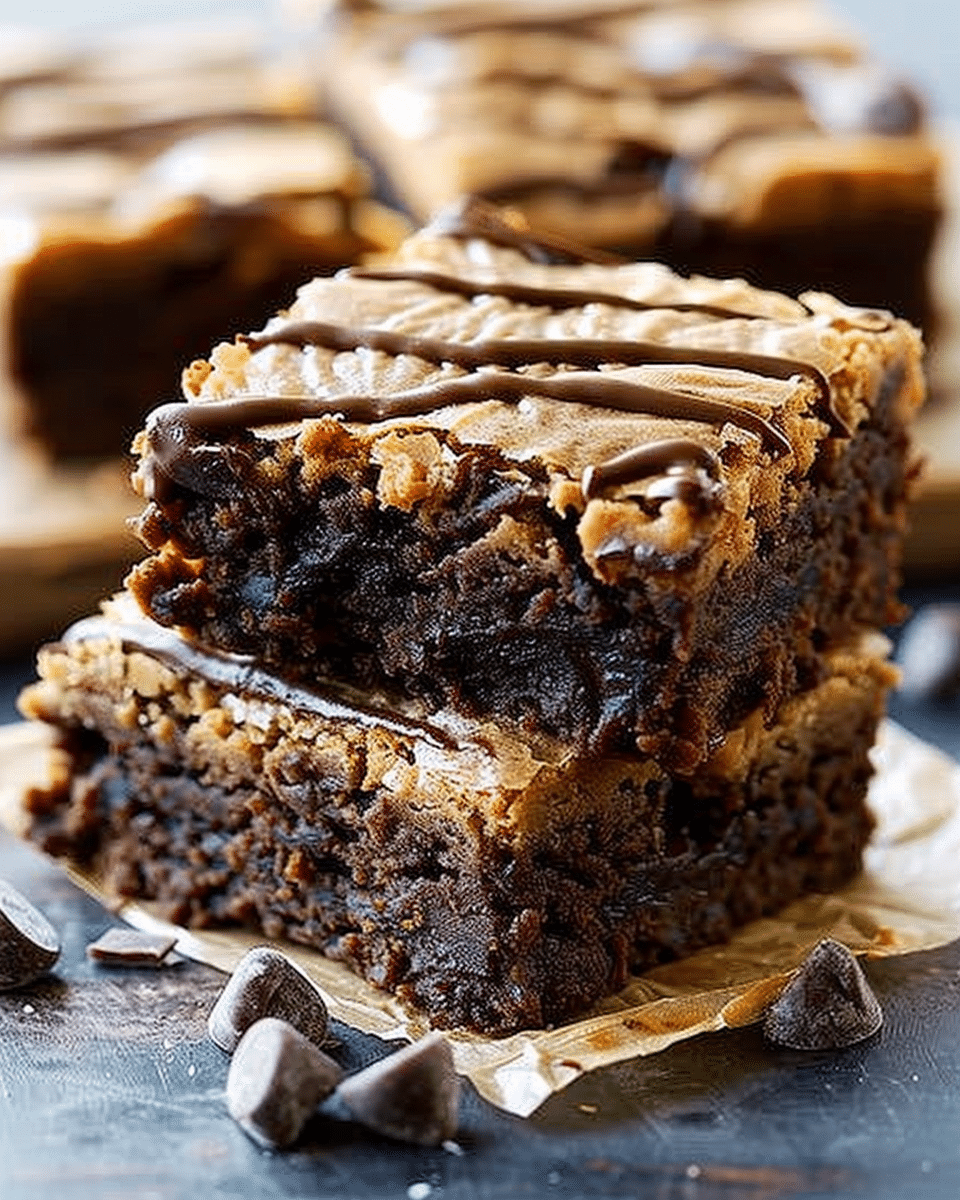Spicy Jalapeño Peanut Butter Brownies