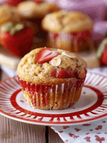 Strawberry Banana Muffins