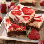 Strawberry Cheesecake Brownies