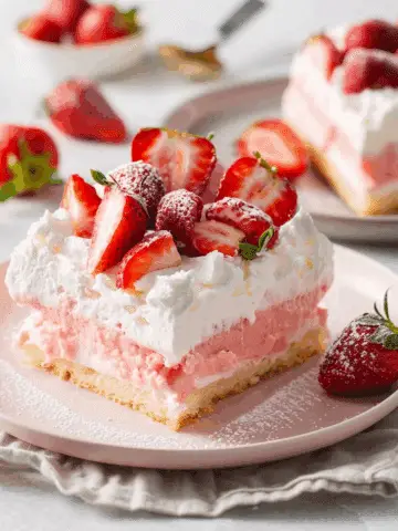 Strawberry Cloud Cake