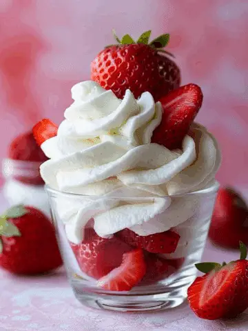 Strawberry Whipped Cream