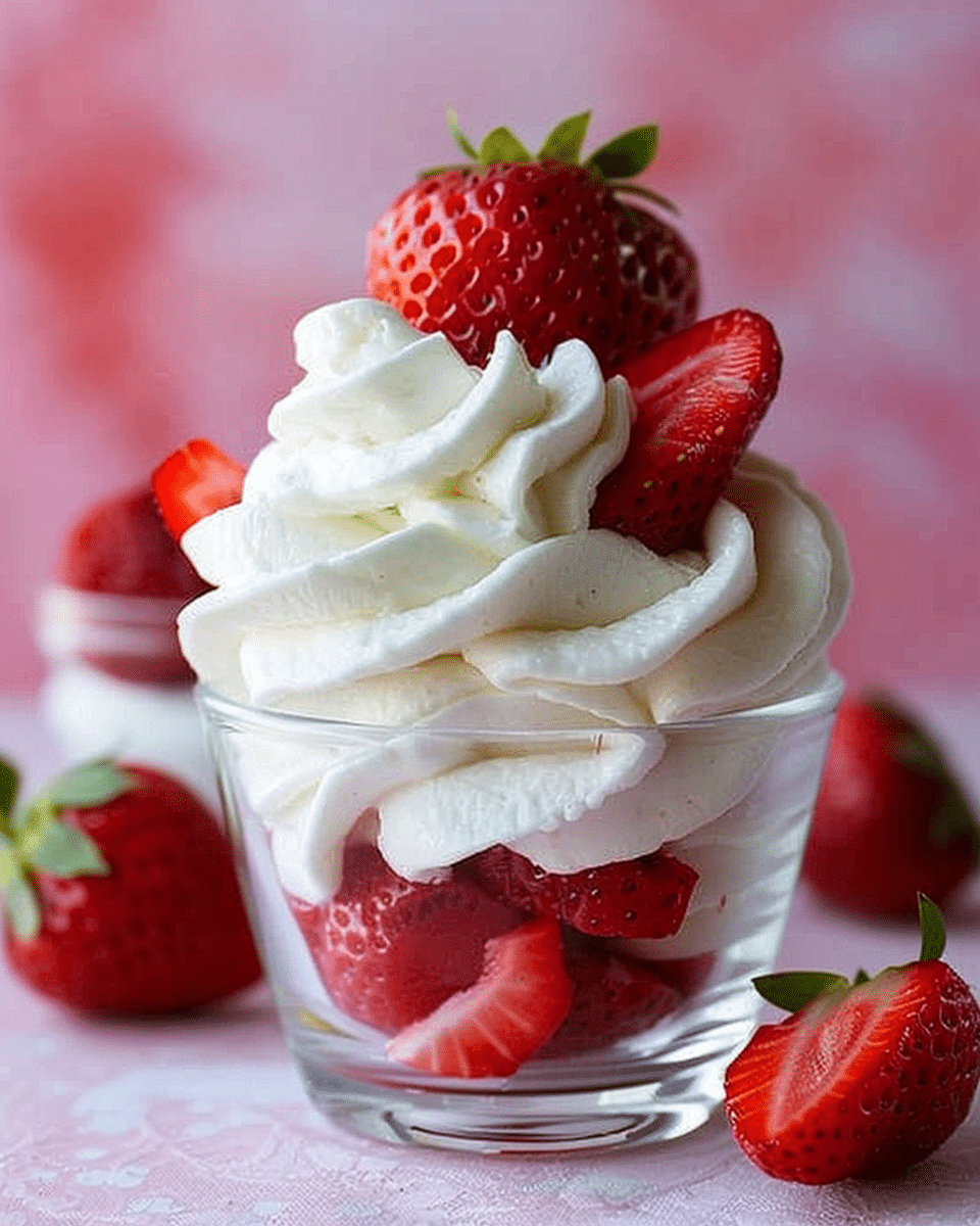 Strawberry Whipped Cream