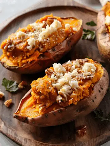 Twice Baked Sweet Potatoes