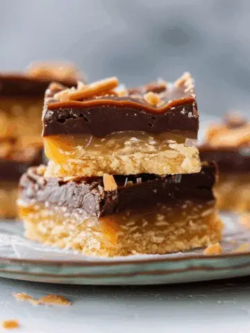 Twix Cookie Bars
