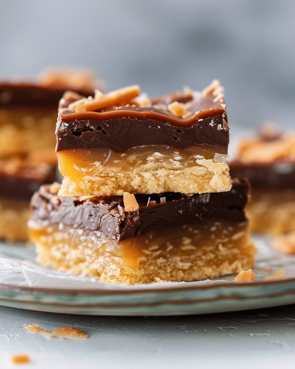 Twix Cookie Bars