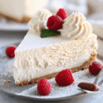 Vanilla Bean White Chocolate Mousse Cheesecake