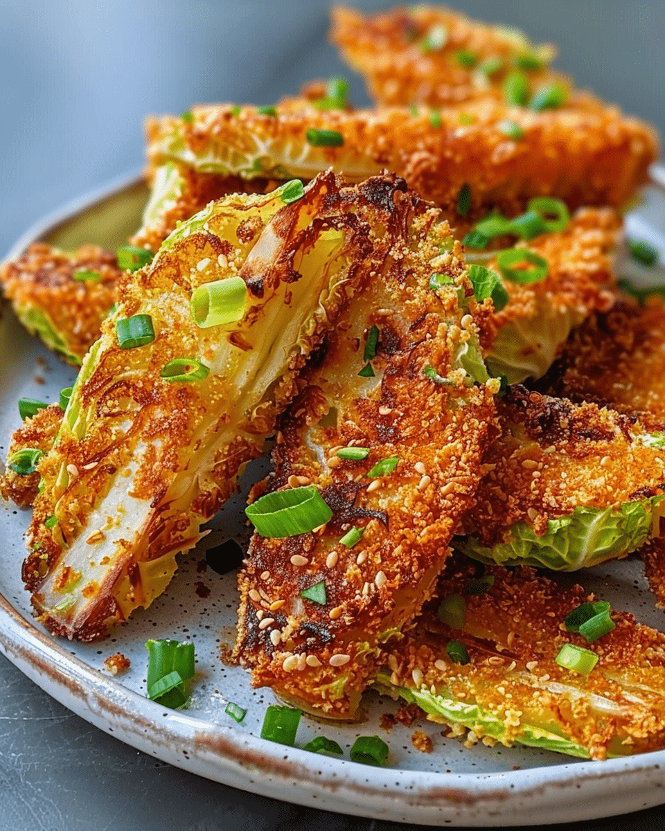 Air‑Fryer Cabbage Wedges Crispy Delights