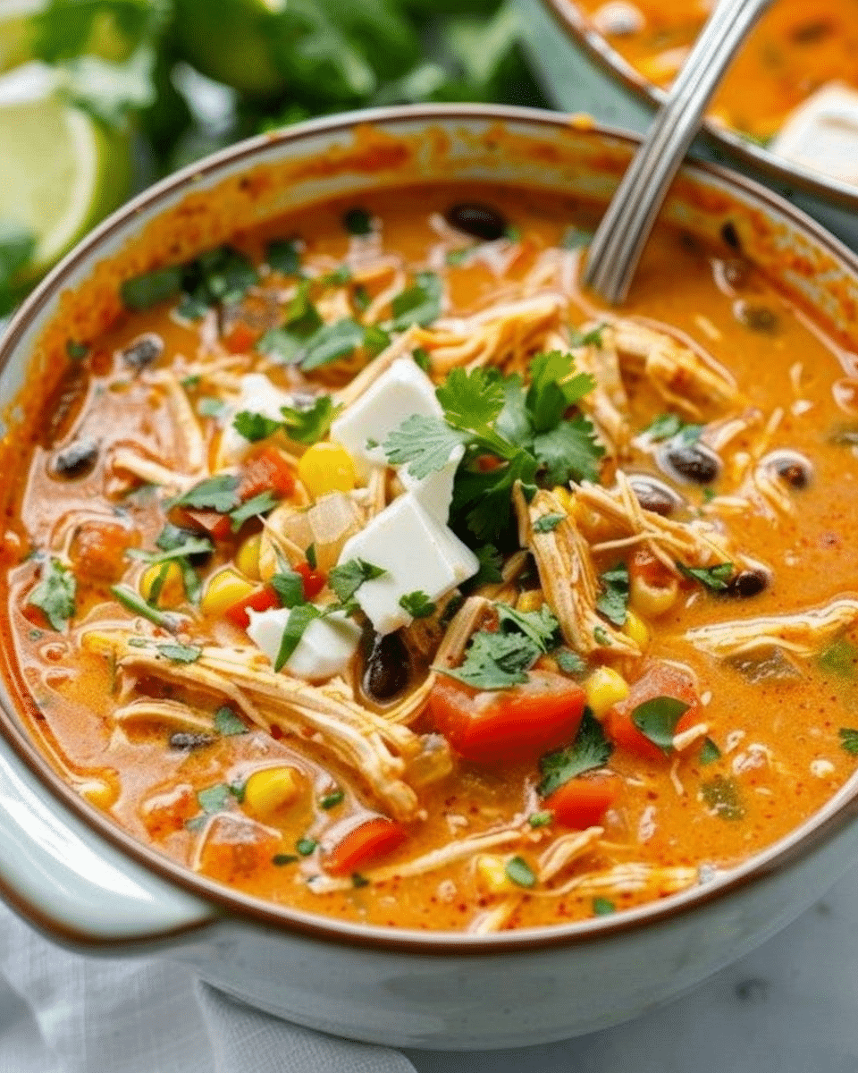 Chicken Enchilada Soup