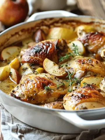 Chicken Normandy (French Apple Cider Chicken)