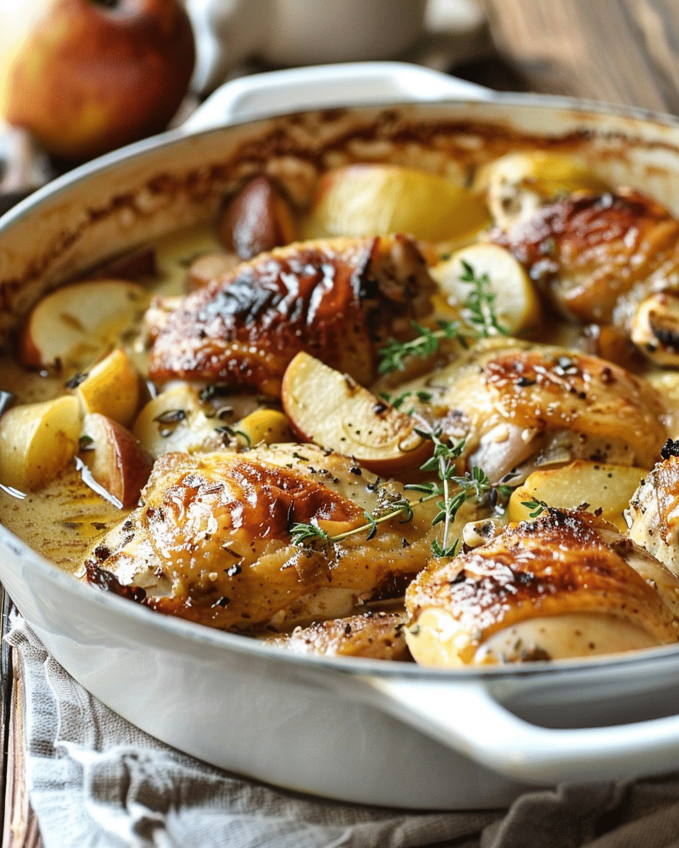 Chicken Normandy (French Apple Cider Chicken)